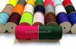 4mm Polyester Cord Soft Drawstring Piping Cord In 22 Colours And Various Lengths