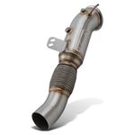 4.5" EXHAUST DECAT DE CAT PIPE FOR BMW 1 2 SERIES F20 F21 F22 M140i M240i 16-21
