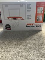 NEW TEKK Pro Edition Monster Jam Mini Basketball Hoop Set Indoor Hoop BNIB