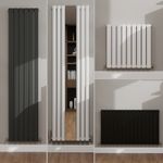 Designer Flat Panel Oval Column Horizontal Vertical Radiator Central Heating Rad