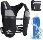 Running Phone Holder Vest, Original Zip Front Reflective Running Vests & bottle