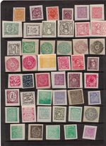 INDIA STATES FAKE/COUNTERFEIT STAMPS - CHARKHARI SIRNDORCOCHIN ETC (b)
