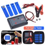 Universal Fuel Injector Tester Cleaner & Adapter DIY Cleaning Tools Kit Set