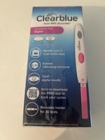 New sealed clear blue ovulation test digital pink