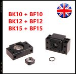 BK10+BF10/ BK12+BF12/ BK15+BF15 End Support Bearing Block for BallScrew CNC 3D