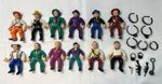 Vintage 1990 Playmates Dick Tracy Action Figure Lot Set Gangsters