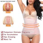 Postpartum Body Shaper C-Section Back Support Wraps After Birth Belly Slim Belt