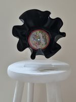 Handcrafted Upcycled Vinyl Record Decorative Bowl – Transatlantic Art Piece