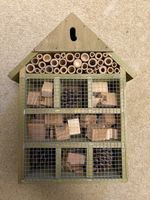 Wooden Insect Hotel Home Hanging Bug House Natural Garden Decor