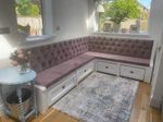 Corner Booth  kitchen/dining with storage