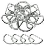 D Rings Fasteners 34.71mm Welded D Rings Pack Of 10 for Webbing Bag Straps