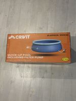 🔥 QUICK-UP SWIMMING POOL INCLUDING FILTER & PUMP - APPROX 300CM - FAST DISPATCH