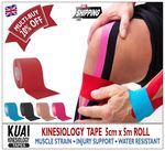 3 Rolls 5cm x 5m Kinesiology Tape KT Muscle Strain Injury Support Physio Sports