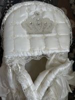 Luxury Newborn Baby Carry Nest In Elegant Ivory Colour
