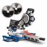 Scheppach HM254 10" Sliding Mitre Saw, 2000W, 255mm 48T 60T TCT Blades, 45°