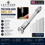 Precision Mini Hand Drill Pin Vice 0.8-3.0mm Manual Twist Drill Bit Watch Repair
