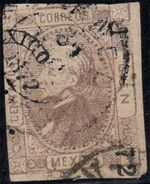 Mexico 1872 Mi. 79 Stamped 40% 100th C, Hidalgo