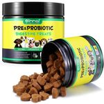 60/120 Daily PRE & PRO BIOTICS Treats Chews DOG HEALTHY DIGESTION GUT SUPPORT