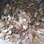 Coins Bundle Of 1kg Mixed World/ Foreign Old and Modern Bulk Coins/Random Dip