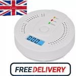 Carbon Monoxide Detector Warning Alarm Sensor LED Digital Battery Powered