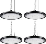 100W / 150W UFO LED High Bay Light 4 Pack, 10000LM Industrial Lamp, 6000-6500K