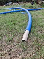 50 mtrs length of 90mm outer diameter water Pipe only used once