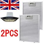 Cooker Hood Metal Mesh Grease Filter for Kitchen Extractor Fan 320 x 260mm UK
