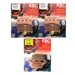 FITS Yamaha YZF R1 2004 2005 2006 EBC Sintered FRONT & REAR Disc Brake Pads * 3