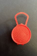 Vintage Barbie Red Plastic Handbag Fashion Accessory Circa 1960s