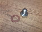 TRIUMPH TIMING COVER OIL PRESSURE PLUG+COPPER WASHER PRE UNIT PRE 69 - 70-2615