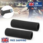 2Pcs Motorbike Motorcycle Anti Vibration Handle Bar Foam Comfort Slip Over Grips