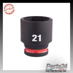 21mm 3/8 Impact Socket Std-1pc New 4932480278 Milwaukee Genuine Quality Product