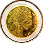 2026 Cook Islands $5 Buffalo Gold Coin – 100mg .9999 Fine Gold