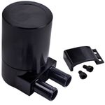 Black Billet Aluminum Oil Catch Can Tank Bottle for BMW 2008 - 2012 E82 E90 E91