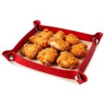 Silicone Baking Mat Sheet Convertible Silicone Tray With Snap Locks Leak-proof