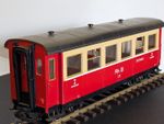 LGB G Scale RhB 2nd Class Passenger Coach B 3064 RhB Red & Cream