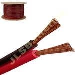 100M Reel Red/Black electrical cable Car Home wire 6A Metre 24/0.2mm 6 AMP