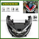 Motorcycle Headlight Fit for HONDA PCX 125 PCX150 2018 2019 2020 LED Headlamp