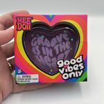 NeeDoh Heart Good Vibes Only - Purple, Groove is in the Heart, Nee Doh squishy