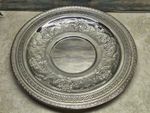🍽️✨ Vintage Pierced Silverplate Serving Tray | Ornate Floral Rim ✨🍽️