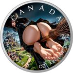 Canada 2026 No Paparazzi! Naughty Temptation Sexy Girl 1 oz Silver Coin