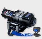 KFI A2500-R2 Assault Series 2500lb / 1134kg Steel Cable Winch | 12V Handlebar Sw