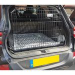 Pet World Renault Kadjar Sloping Dog Crate - Training and Travel Cage for Pets