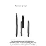 Portable Retractable Lip Brush Cosmetic MakeUp Tool for Lipstick or Lip Gloss