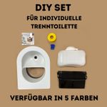 5 liter DIY set separating toilet, DIY kit, DIY construction, kit, 5L +++ ecoshit