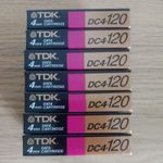 TDK DC4-120R, 4mm Data Cartridges X7, Brand New Sealed.