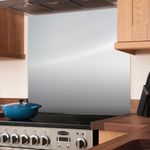 Aluminium Cooker Splashback Brushed Kitchen Hob Back Splash Back Plate Kitchen
