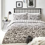 Furn Skandi Woodland Print Reversible 100% Brushed Cotton Duvet Cover Set