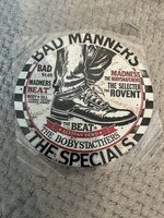 Ska 2tone 20cm diameter metal sign The Specials  Madness  Bad Manners