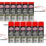 12 x STP CARB CLEANER SPRAY CARBURETTOR INTAKE SPRAY CLEANER PROFESSIONAL 500ML